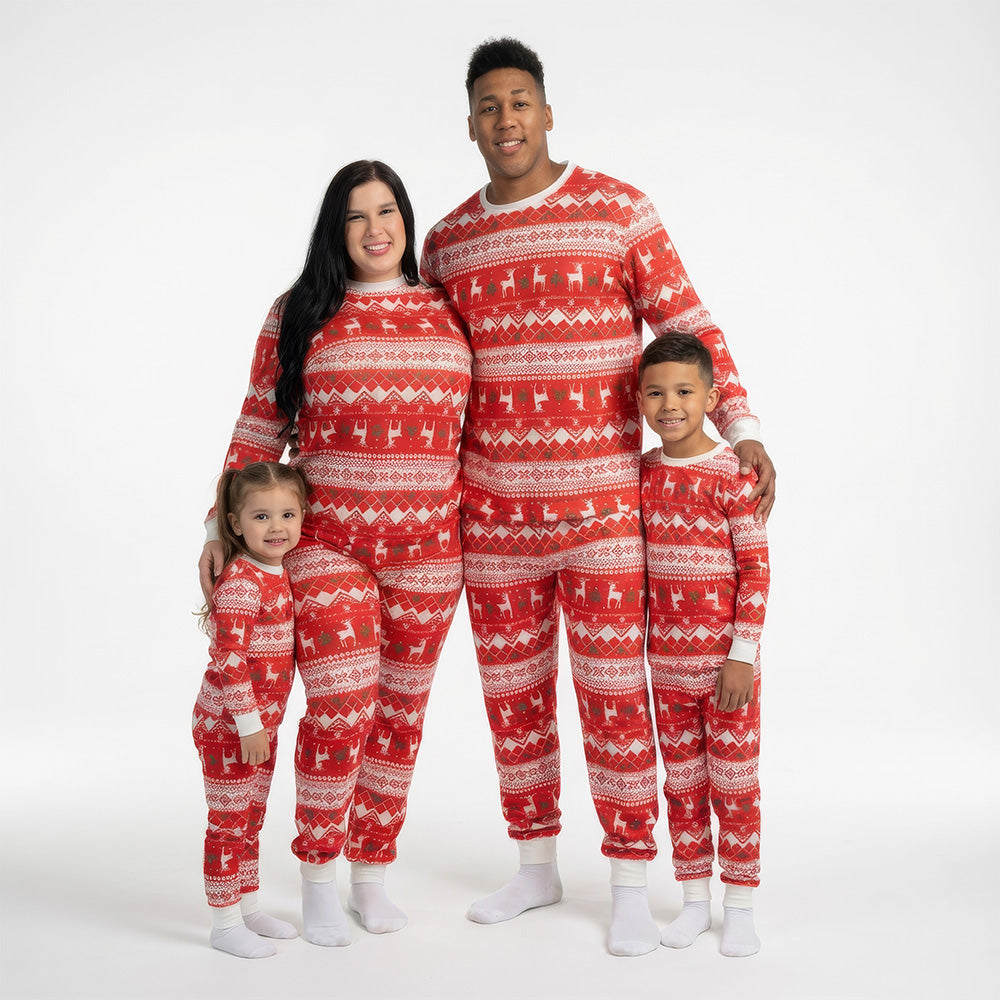 WeMatch91™ Santa & Deer Christmas Pajamas